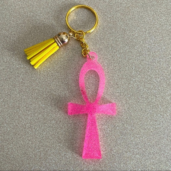 Hand Crafted Accessories - Handmade Ankh Keychain